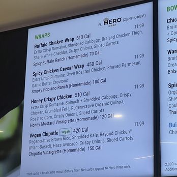 Just Salad - Menu - Salad Near Me - New York, New York Just Salad - Menu - Salad Near Me - New York, New York