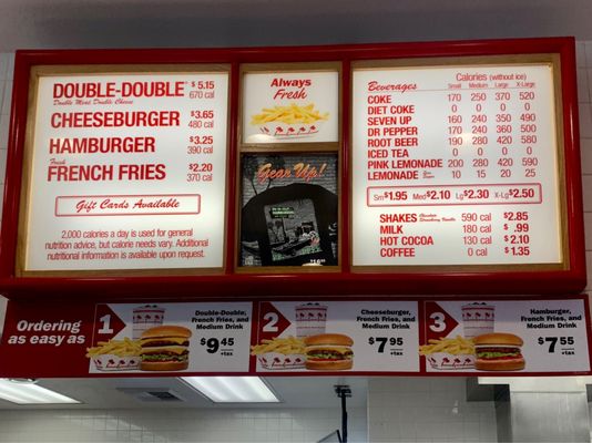Menu photo 8 In-N-Out Burger Porter Ranch, CA