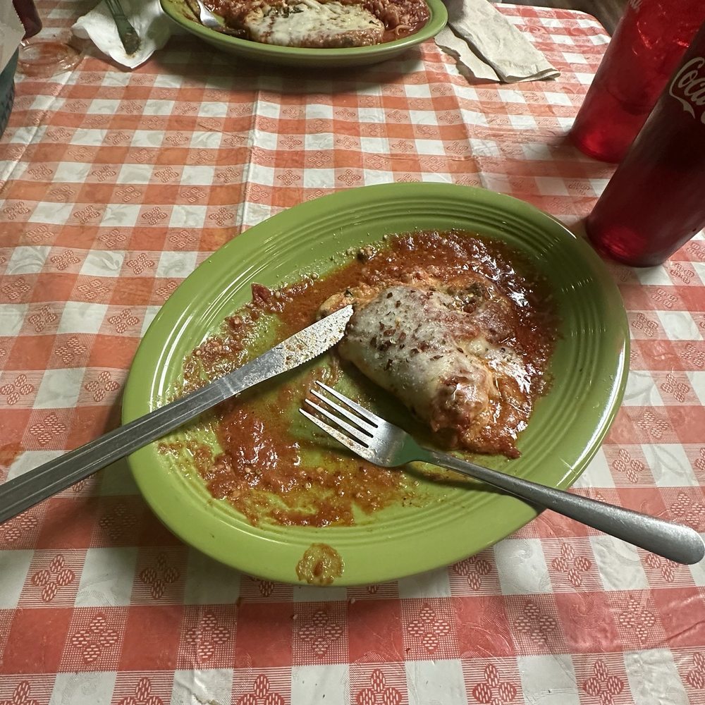 This is was was left of my lasagna
