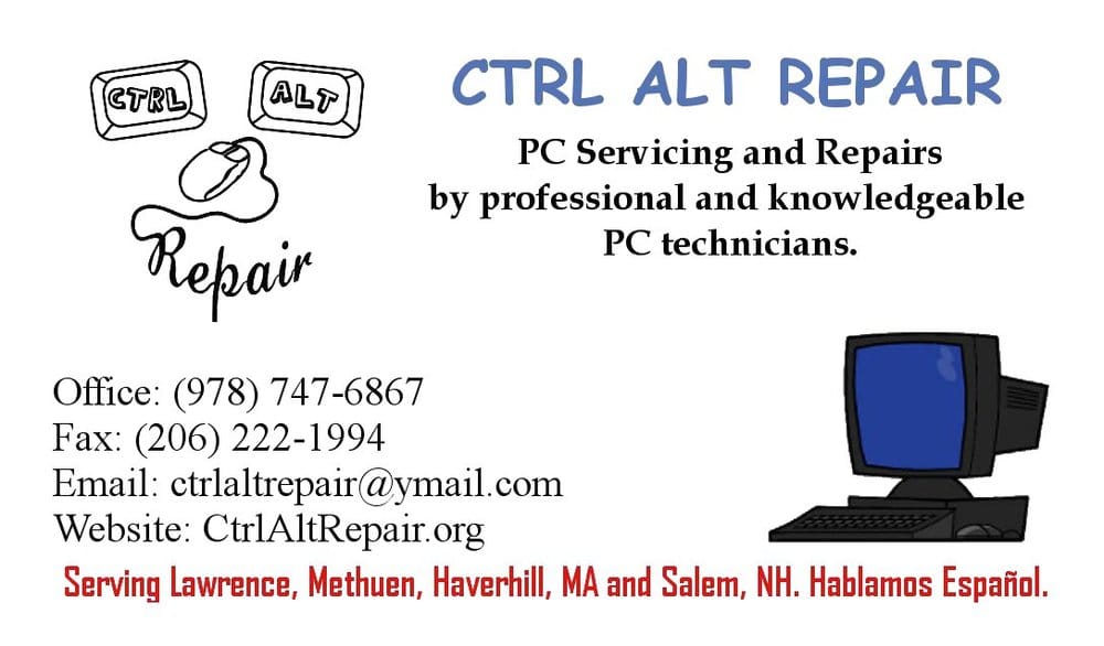 CTRL ALT REPAIR Updated August 2024 Ruskin Ave, Methuen