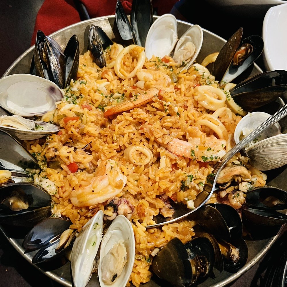 Sangarita's - One person portion of Paella de Marisco - Spanish Near Me - Bayside, New York Sangarita's - One person portion of Paella de Marisco - Spanish Near Me - Bayside, New York