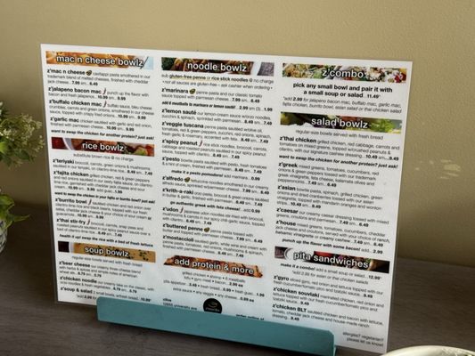 Menu photo 1 Z'Mariks Noodle Cafe Clive, IA Menu photo 1 Z'Mariks Noodle Cafe Clive, IA
