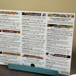 Z'Mariks Noodle Cafe - The menu