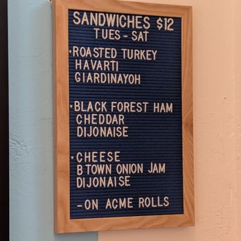 Of All Places - sandwich menu 10/11/2025 - Grocery Near Me - Berkeley, California Of All Places - sandwich menu 10/11/2025 - Grocery Near Me - Berkeley, California