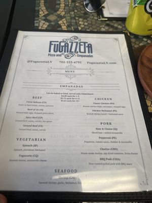 Menu photo 3 Fugazzeta Pizza & Empanadas Las Vegas, NV Menu photo 3 Fugazzeta Pizza & Empanadas Las Vegas, NV
