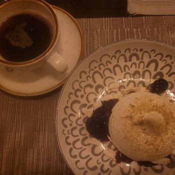 Decant - Cherry Paklova? Dessert with cherries - New American Near Me - Medford, Oregon