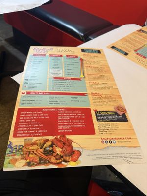 Menu photo 2 Angry Crab Shack Mesa, AZ