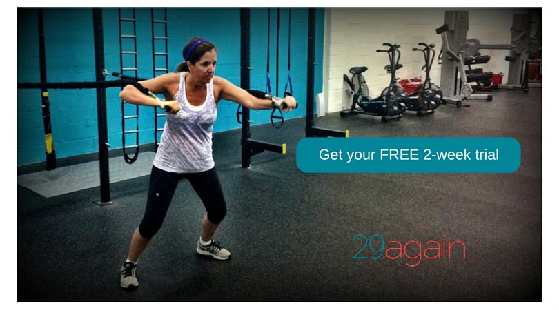 29 Again Custom Fitness Logo
