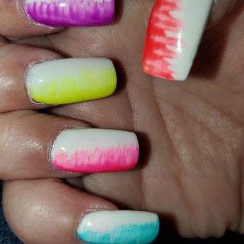 Infinity Nails - Love the way these turned out!!! They are soo much fun for the summer!! Mary does an amazing job with my nails!! - Nail Salons Near Me - Simi Valley, California