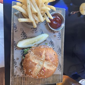 Tidal+ - Tidal+ Burger with Fries - Seafood Near Me - Seattle, Washington