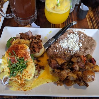 Tostadas - Mexican eggs benedict - Breakfast & Brunch Near Me - San Jose, California Tostadas - Mexican eggs benedict - Breakfast & Brunch Near Me - San Jose, California