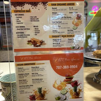 Let It Bee Juice - Menu - Juice Bars & Smoothies Near Me - Santa Rosa, California Let It Bee Juice - Menu - Juice Bars & Smoothies Near Me - Santa Rosa, California