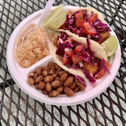 Fish Taco Plate