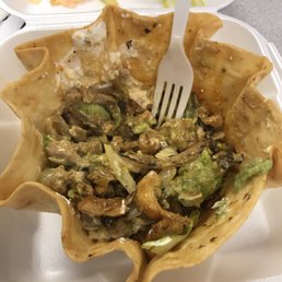 Chicken fajita taco salad Chicken fajita taco salad