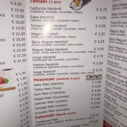 Sushi Chef - Menu