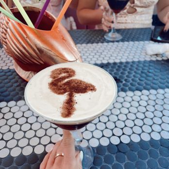 Flamingo Deck - Espresso Martini - New American Near Me - San Diego, California