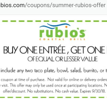 Rubio's Coastal Grill - BOGO - Mexican Near Me - Irvine, California Rubio's Coastal Grill - BOGO - Mexican Near Me - Irvine, California