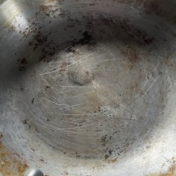 Luv 2 Camp - Dirty pans, silverware and plates..