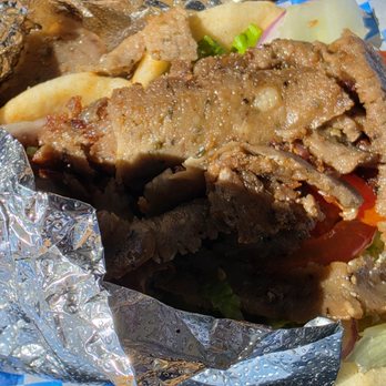 The Mad Greek - Beef & Lamb Gyro Meal Combo - Rice/Drink - Greek Near Me - Baker, California The Mad Greek - Beef & Lamb Gyro Meal Combo - Rice/Drink - Greek Near Me - Baker, California