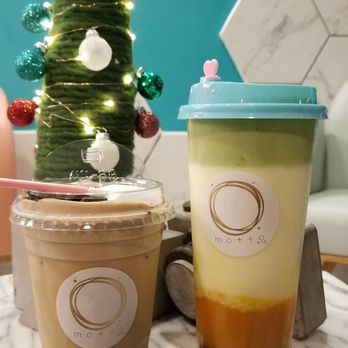 Motto Tea Cafe - Nutellamisu No.5 milk tea and mango Kyoto - Desserts Near Me - Pasadena, California