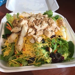 Amazing Wraps - Massive grilled chicken salad