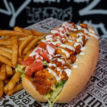 Lefty's Cheesesteak - Spicy Buffalo Fried Chicken Hoagie - Cheesesteaks Near Me - Allen Park, Michigan