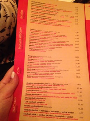 Menu photo 5 Café Bords de Seine Paris, 75 Menu photo 5 Café Bords de Seine Paris, 75