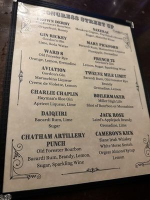 Menu photo 4 Congress Street Up Savannah, GA Menu photo 4 Congress Street Up Savannah, GA
