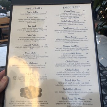 Terry's Restaurant + Lounge - The menu - Lounges Near Me - Carmel, California Terry's Restaurant + Lounge - The menu - Lounges Near Me - Carmel, California