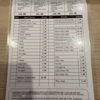 Hand Roll Factory - Menu - Sushi Bars Near Me - West Covina, California Hand Roll Factory - Menu - Sushi Bars Near Me - West Covina, California