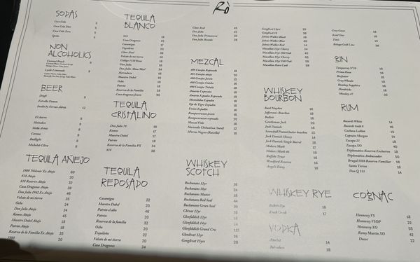 Menu photo 2 RO Steakhouse Coral Gables, FL