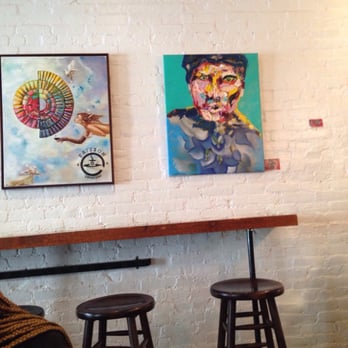 Frisson Espresso - Their art is also for sale - Coffee & Tea Near Me - New York, New York