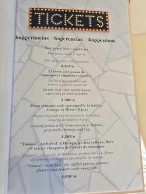 Menu photo 3 Tickets Barcelona, B