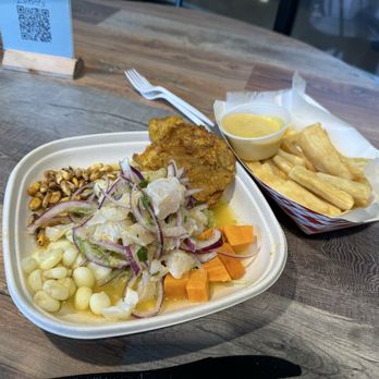 Ferry Market - Ceviche and yucca frita - Farmers Market Near Me - New Hope, Pennsylvania Ferry Market - Ceviche and yucca frita - Farmers Market Near Me - New Hope, Pennsylvania