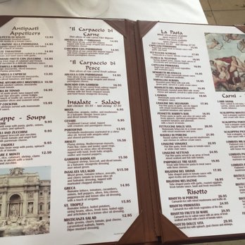 Villagio - Half of menu - Italian Near Me - Boca Raton, Florida Villagio - Half of menu - Italian Near Me - Boca Raton, Florida