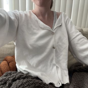 Orphaned Objects Designer Resale - Cute white cardigan - Thrift Stores Near Me - Rancho Santa Fe, California