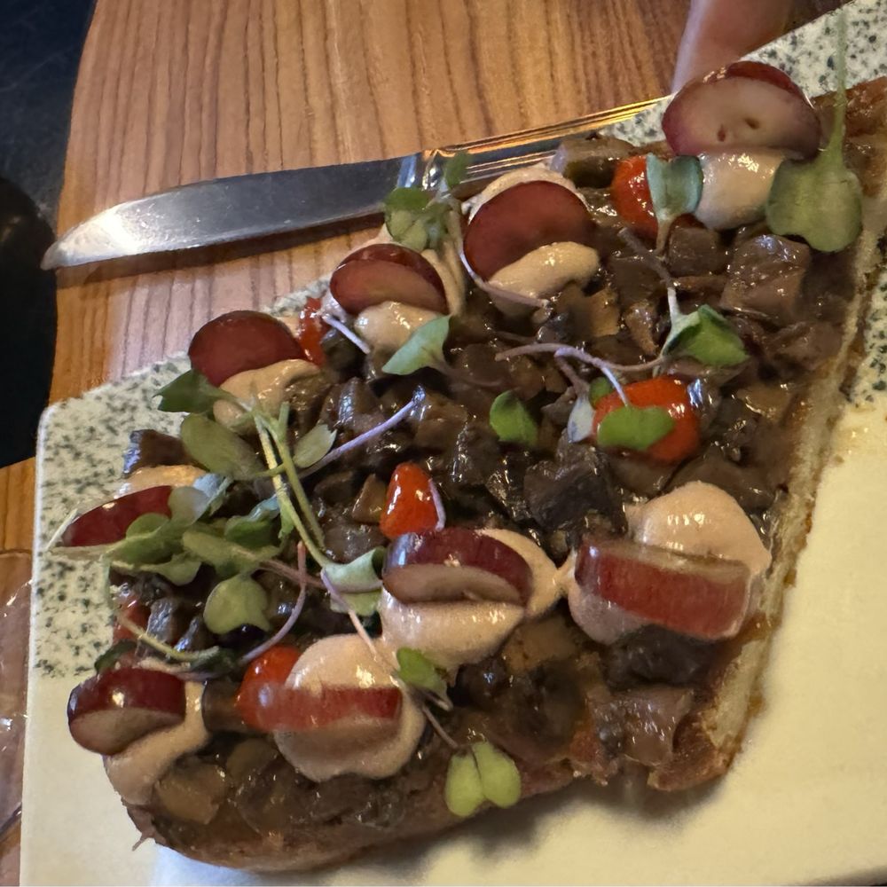 Avant Garden - Mushroom toast - New American Near Me - New York, New York