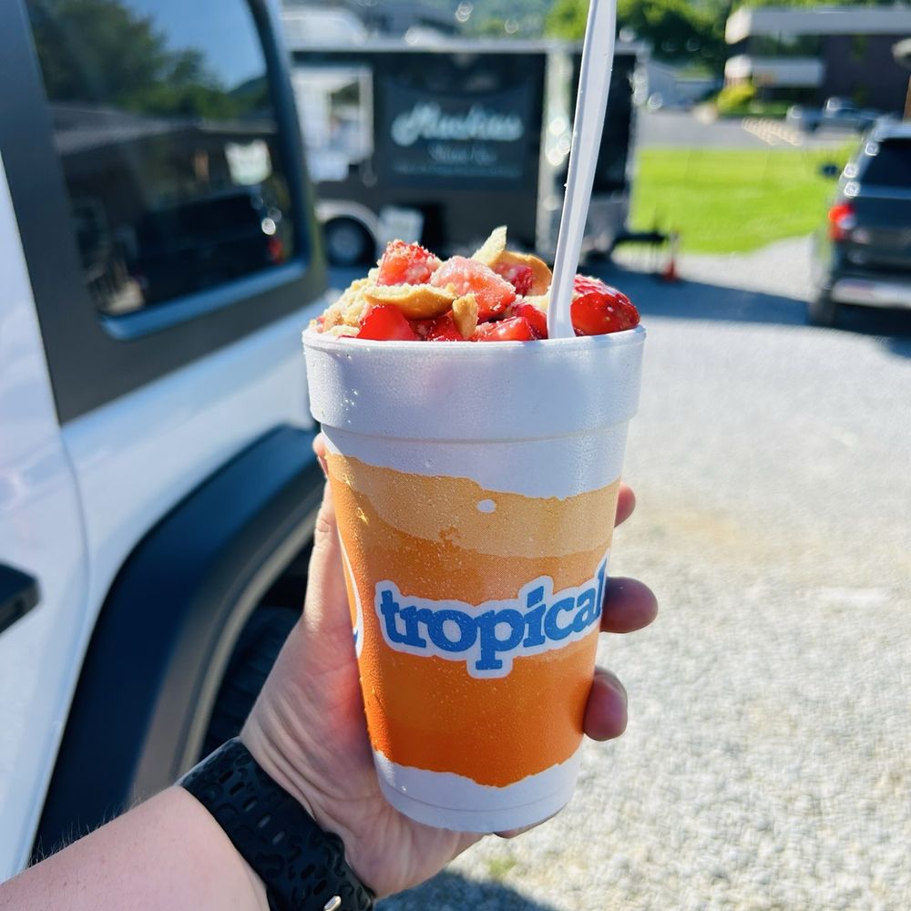 Mackies Shave Ice - Strawberry shortcake shaved ice - Shaved Ice Near Me - Harrogate, Tennessee Mackies Shave Ice - Strawberry shortcake shaved ice - Shaved Ice Near Me - Harrogate, Tennessee