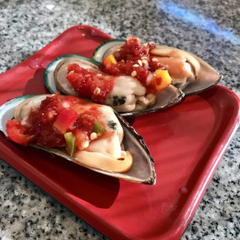 Cha Cha Sushi - Complimentary Mussels - Sushi Bars Near Me - San Jose, California