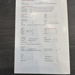 Pan Holic - Menu
