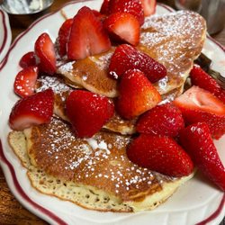 The Original Pancake House - Strawberry  pancakes