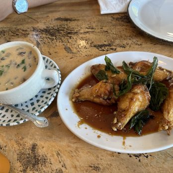 Thai Cottage - Sugar Land - Tomkha Tom Kha Soup ($9) & Wings of Paradise ($9.5) - Thai Near Me - Sugar Land, Texas Thai Cottage - Sugar Land - Tomkha Tom Kha Soup ($9) & Wings of Paradise ($9.5) - Thai Near Me - Sugar Land, Texas