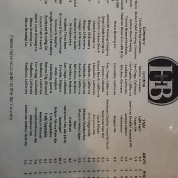 Kluddes Kitchen + Bar - Beer menu - Gastropubs Near Me - Redlands, California