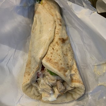 Gyroscope - 10/14/21 grilled chicken gyro - Greek Near Me - Boston, Massachusetts