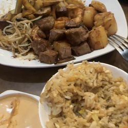 Akira - Filet Mignon and Scallops with fried rice