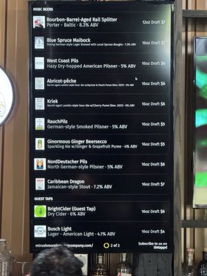 Menu photo 5 Mt Rushmore Brewing Custer, SD Menu photo 5 Mt Rushmore Brewing Custer, SD