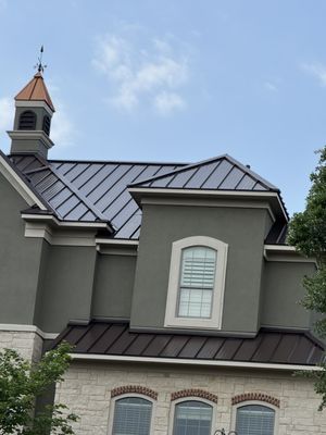 standing seam metal install in lakeway tx - this standing seam metal install was done in phases due to project size-and logistics. each section included tear-off and deck inspections repairs if needed dry inn with high temp synthetic under-layment and new metal install... standing seam metal install in lakeway tx - this standing seam metal install was done in phases due to project size-and logistics. each section included tear-off and deck inspections repairs if needed dry inn with high temp synthetic under-layment and new metal install...