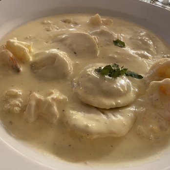 Mario & Franks II - Lobster ravioli was swimming in Alfredo sauce - Pizza Near Me - Bordentown, New Jersey Mario & Franks II - Lobster ravioli was swimming in Alfredo sauce - Pizza Near Me - Bordentown, New Jersey