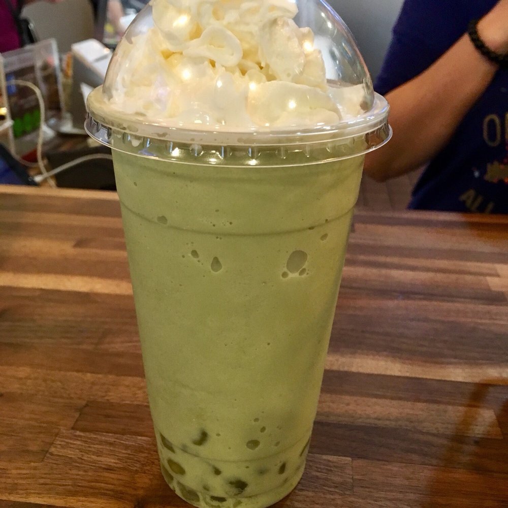 Jade's Tea House - Matcha Smoothie with Crystal Jelly - Bubble Tea Near Me - Houston, Texas Jade's Tea House - Matcha Smoothie with Crystal Jelly - Bubble Tea Near Me - Houston, Texas