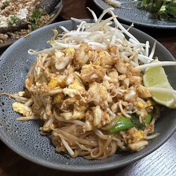Kin Long Beach - Pad Thai with Colossal Crab Meat - Thai Near Me - Long Beach, California